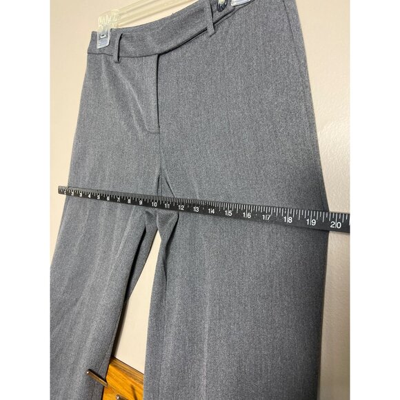 Talbots Pants Gray Stretch Ankle Straight Dress Career Classic Capsule Womens 4 - Picture 6 of 9